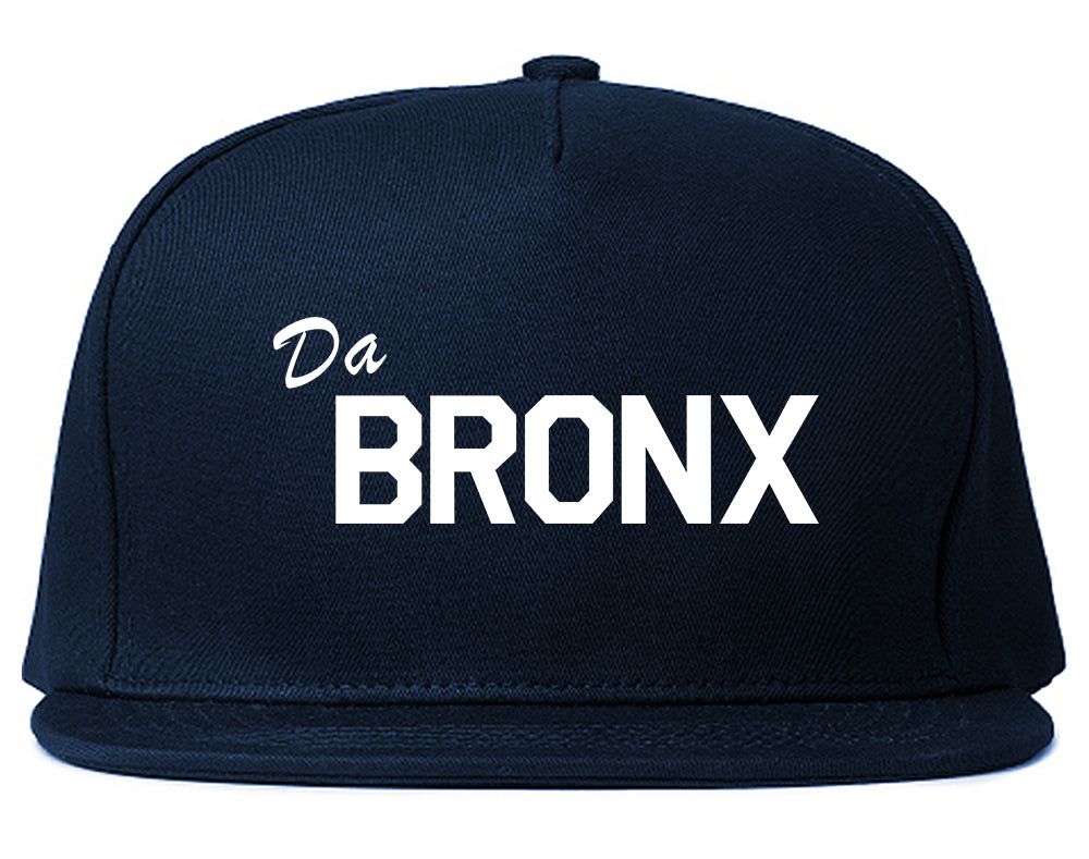 Da Bronx Mens Snapback Hat Navy Blue