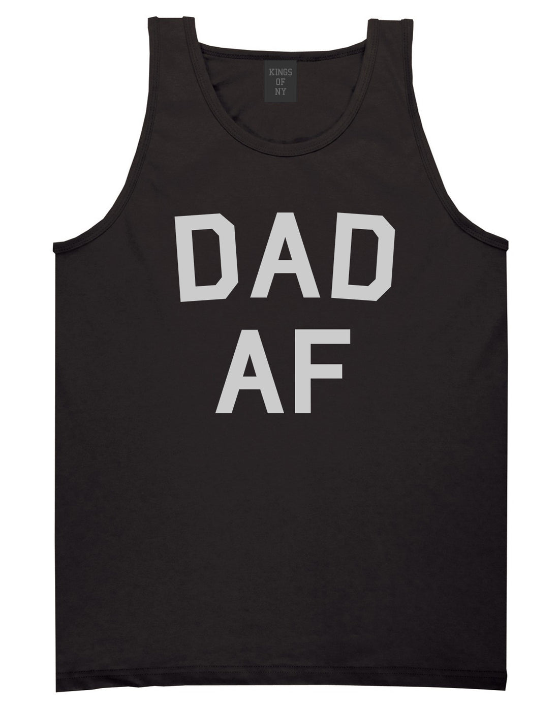 Dad AF New Father Funny Mens Tank Top Shirt Black