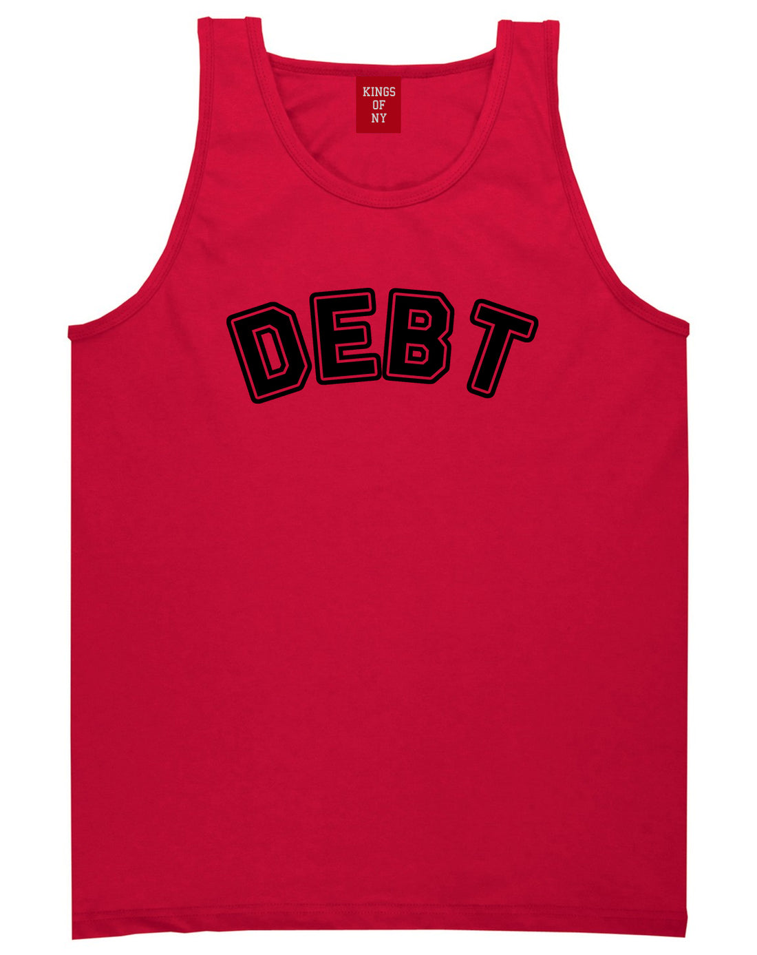 Debt Life T-Shirt in Red