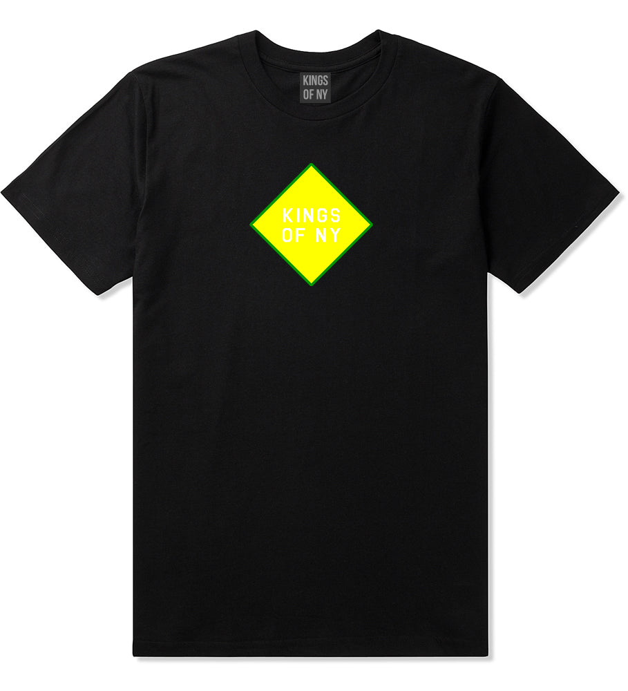 Diamond Logo Mens T-Shirt Black by Kings Of NY