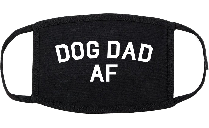 Dog Dad Af Daddy Cotton Face Mask Black