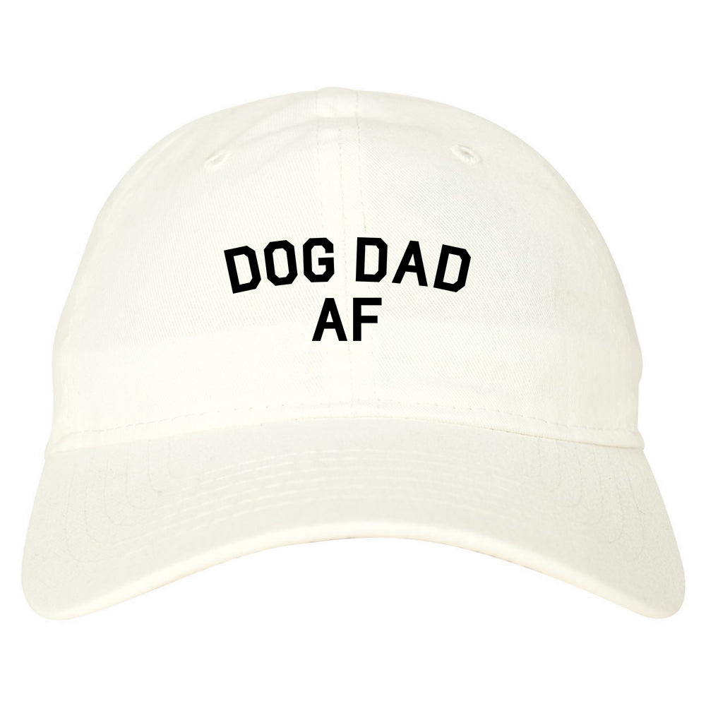 Dog Dad Af Daddy Mens Dad Hat Baseball Cap White