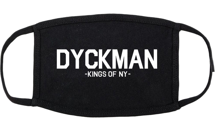 Dyckman Kings Of NY Cotton Face Mask Black