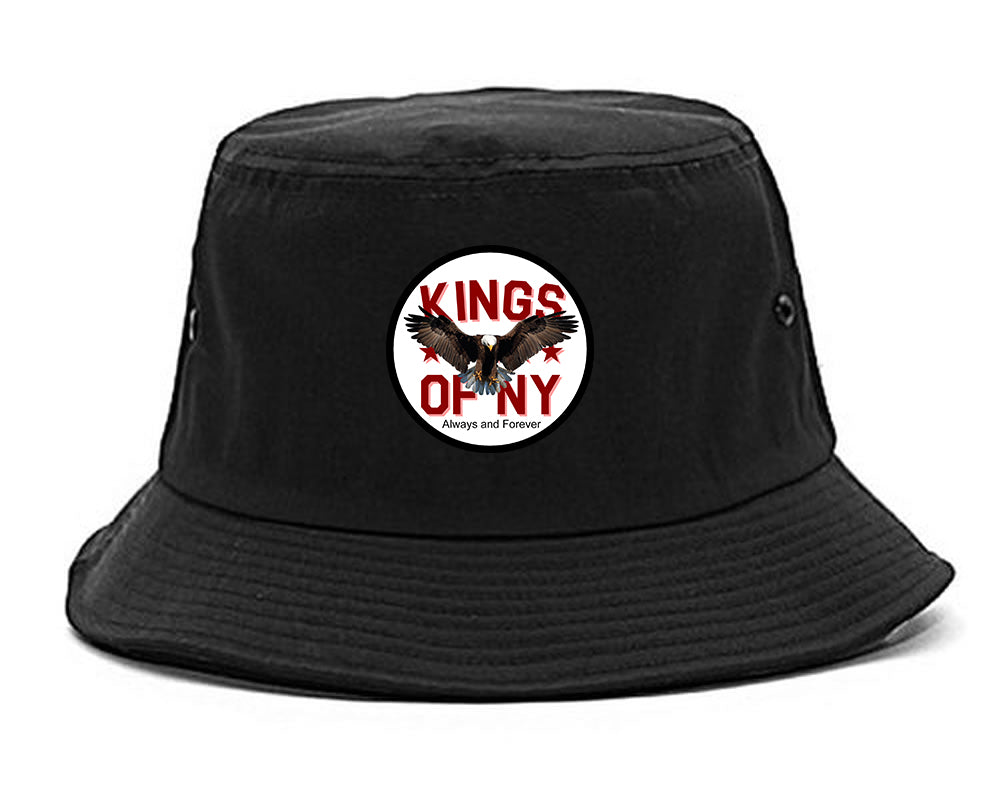 Eagle Kings Of NY Forever Mens Snapback Hat Black