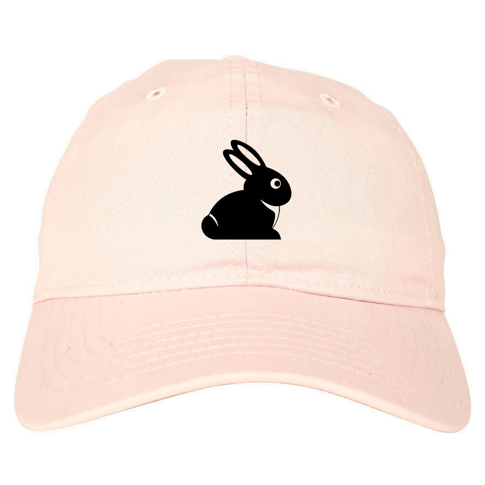 Easter_Bunny_Rabbit_Chest Mens Pink Snapback Hat by Kings Of NY
