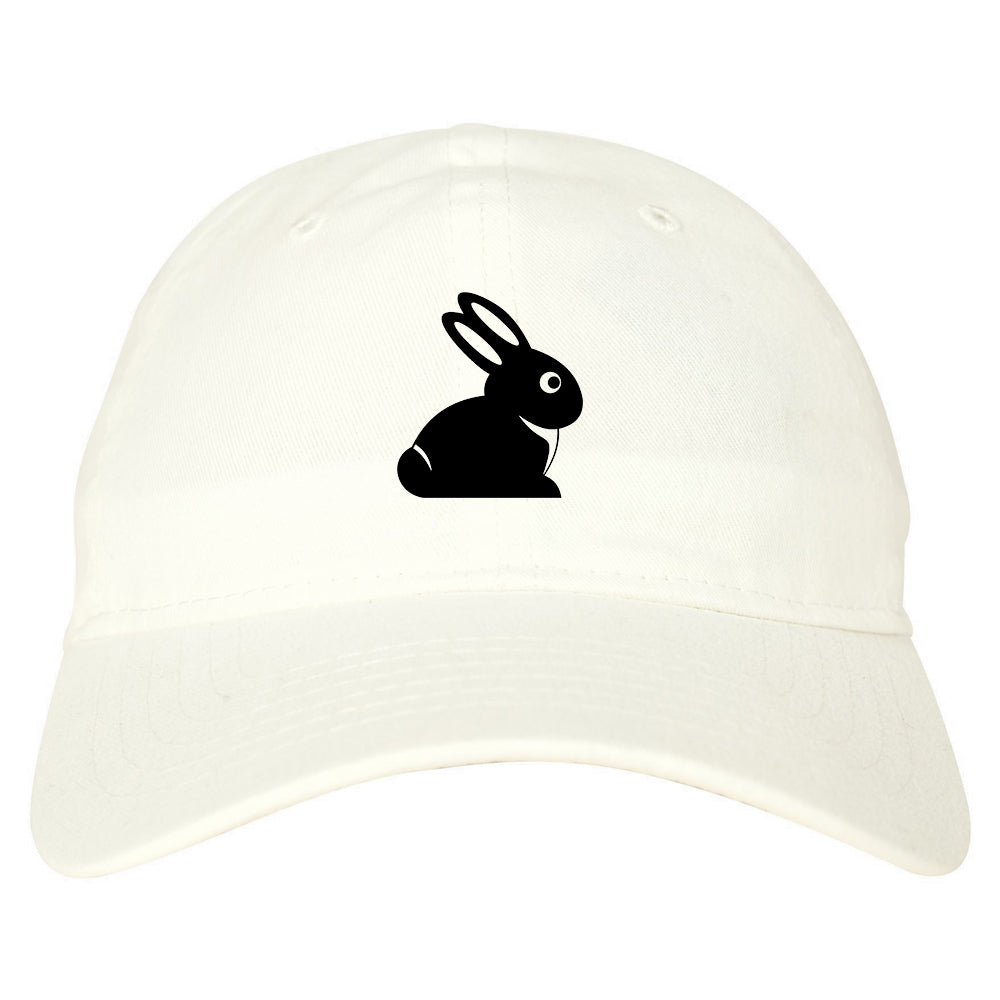 Easter_Bunny_Rabbit_Chest Mens White Snapback Hat by Kings Of NY