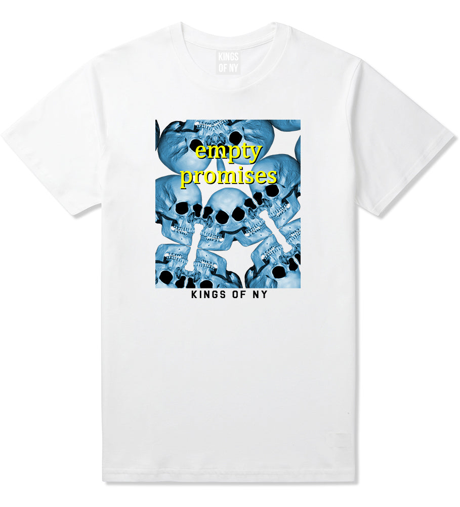 Empty Promises Mens T-Shirt White by Kings Of NY
