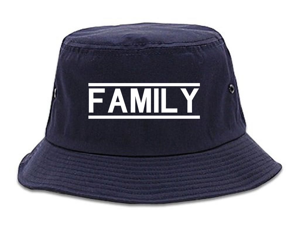 Family_Fam_Squad Navy Blue Bucket Hat