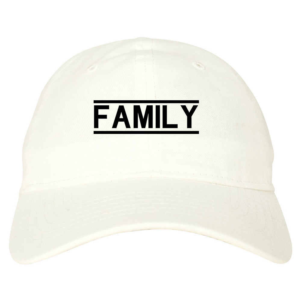 Family_Fam_Squad White Dad Hat