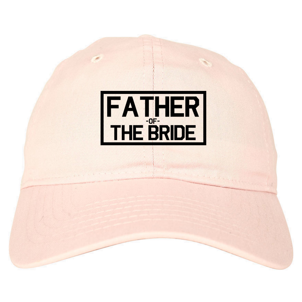 Father_Of_The_Bride Mens Pink Snapback Hat by Kings Of NY