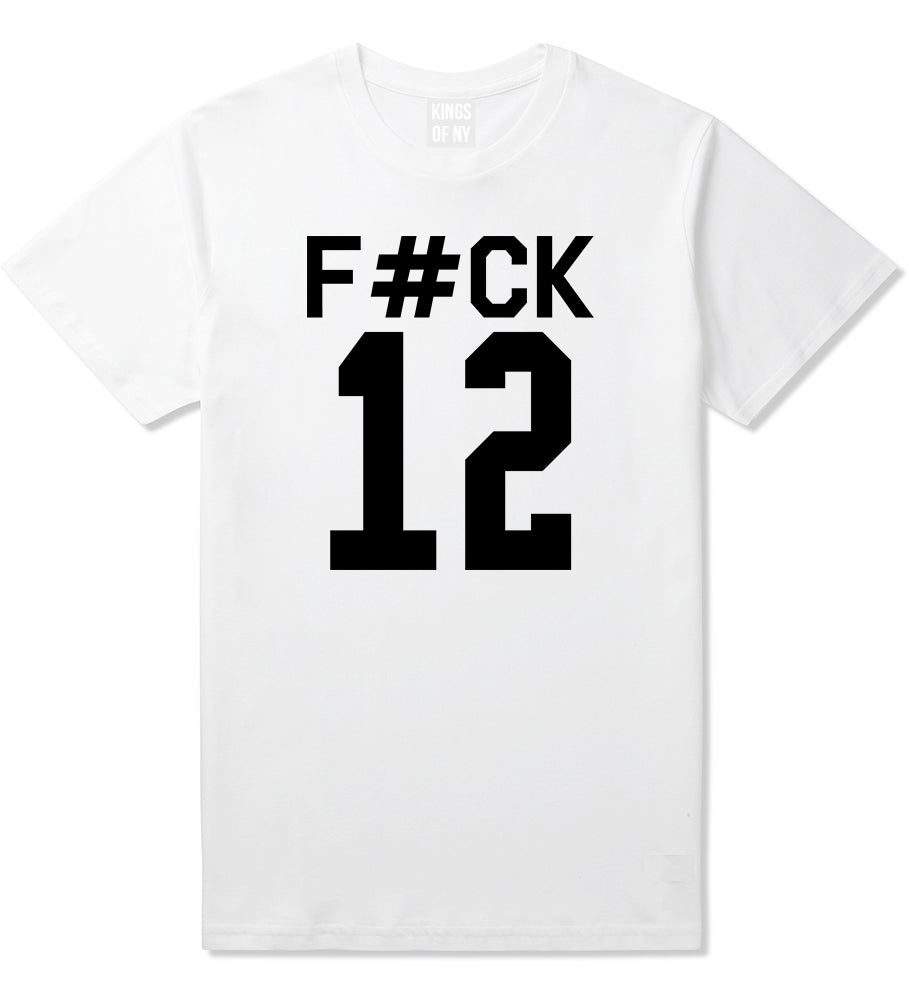 Fck 12 Police Brutality Mens T-Shirt White by Kings Of NY