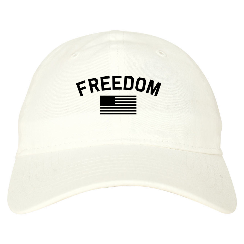 Freedom_Flag White Dad Hat