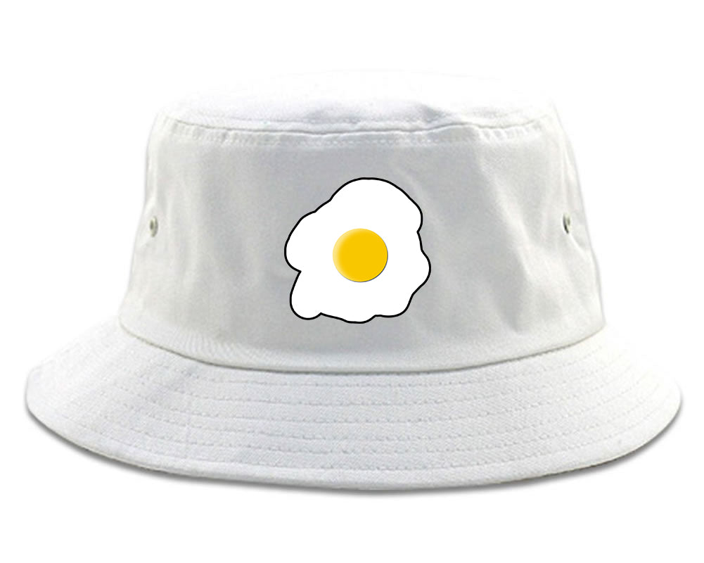 Fried_Egg_Breakfast White Bucket Hat