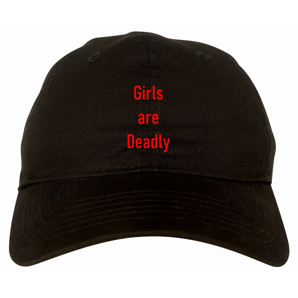 Girls Are Deadly Dad Hat Black by KINGS OF NY