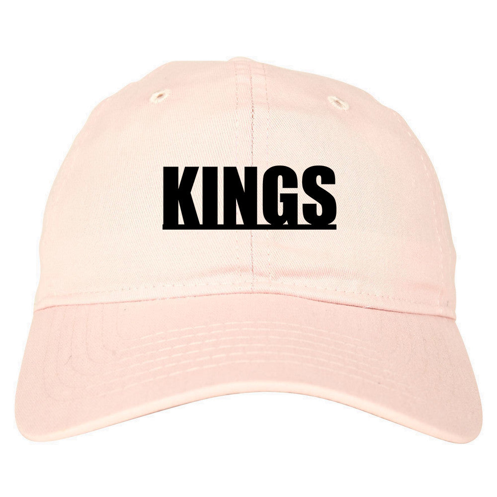 Giza Egyptian Pyramids Dad Hat in Pink