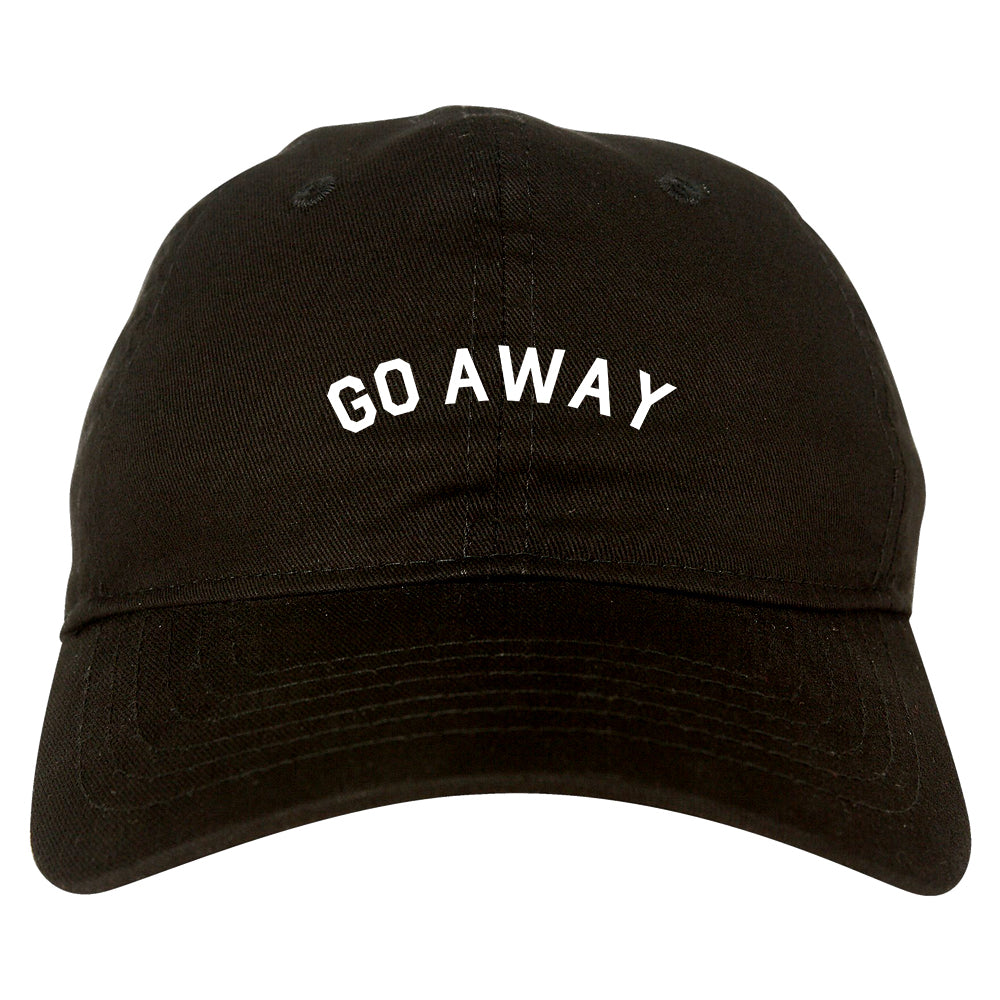 Go_Away Black Dad Hat