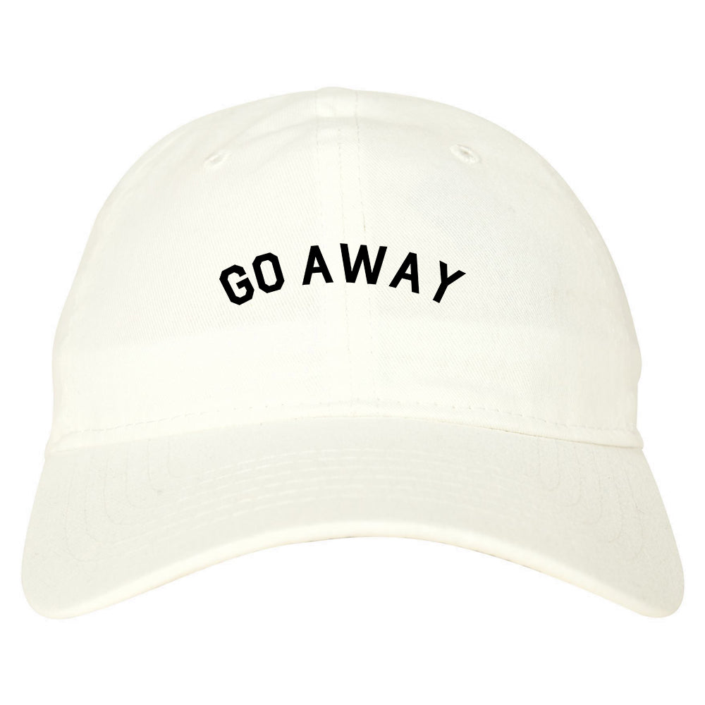 Go_Away White Dad Hat