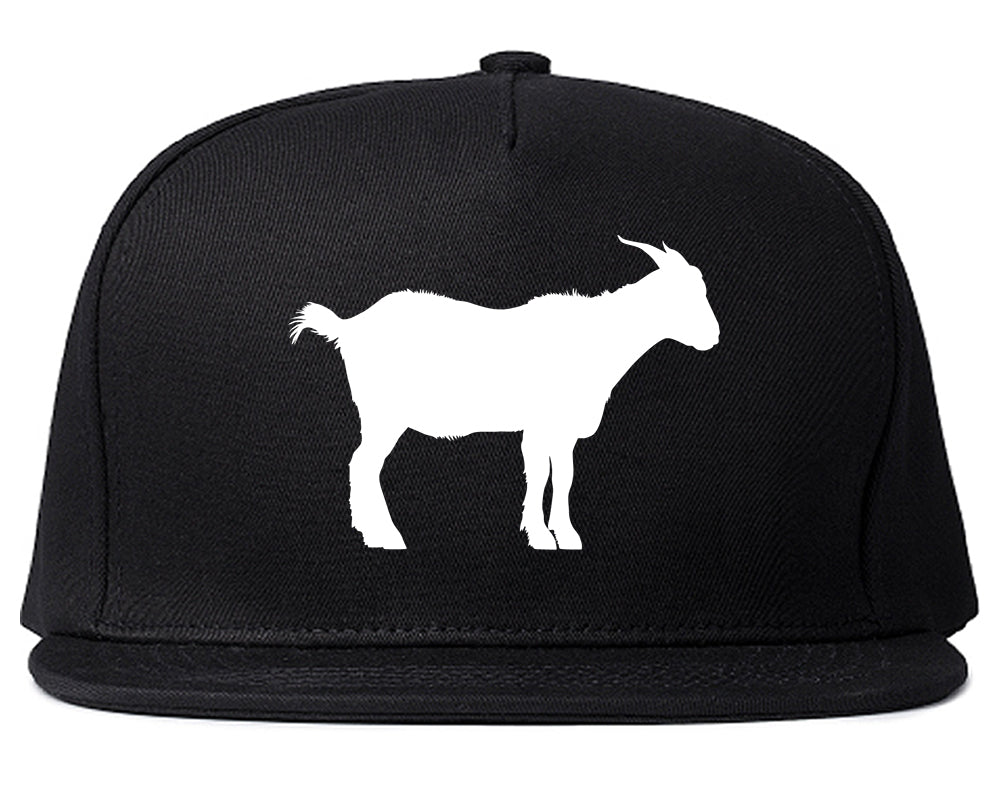 Goat_Animal Black Snapback Hat