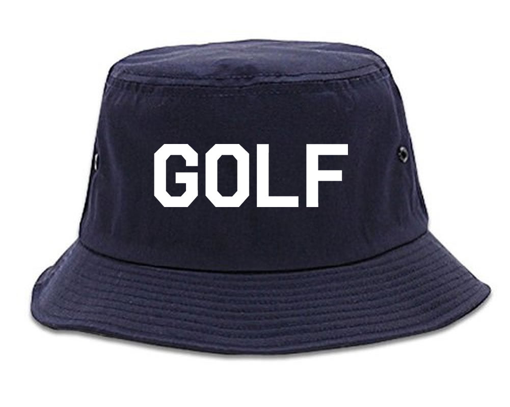Golf_Sport Navy Blue Bucket Hat