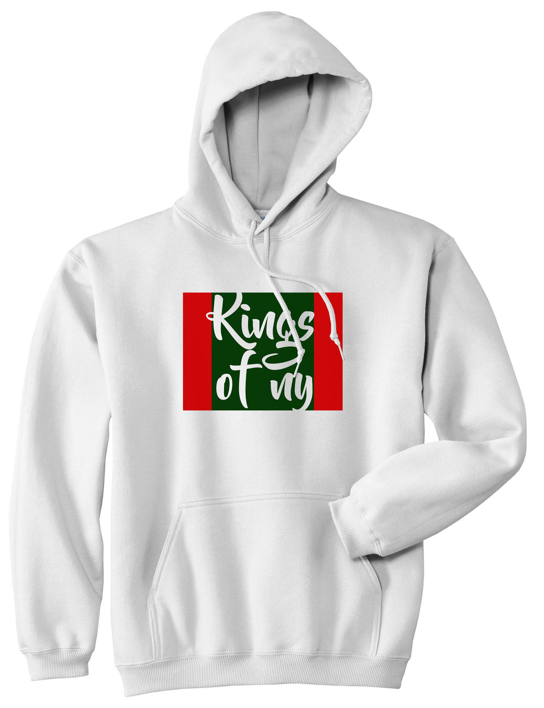Green Red Banner Logo Pullover Hoodie