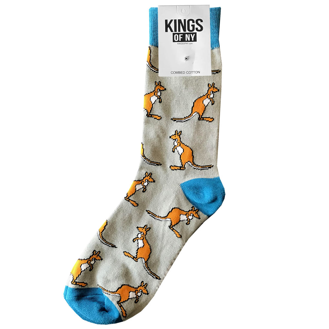 Grey Kangaroo Animal Mens Socks