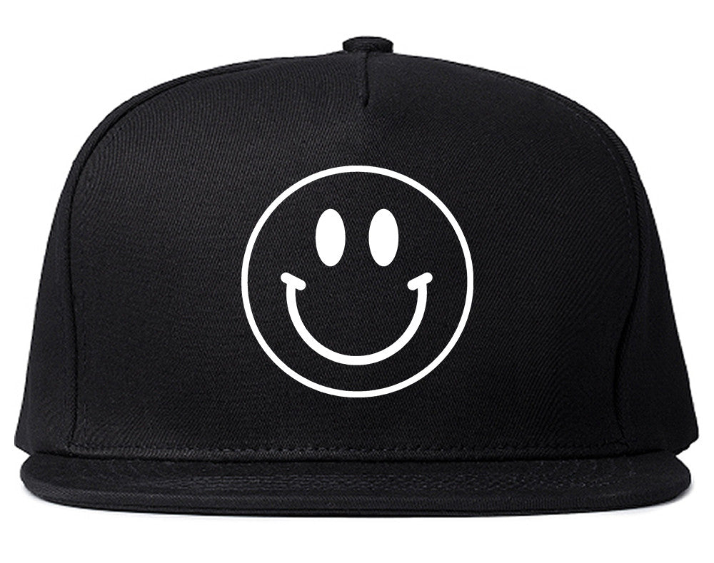 Happy Face Smiley Emoji Snapback Hat
