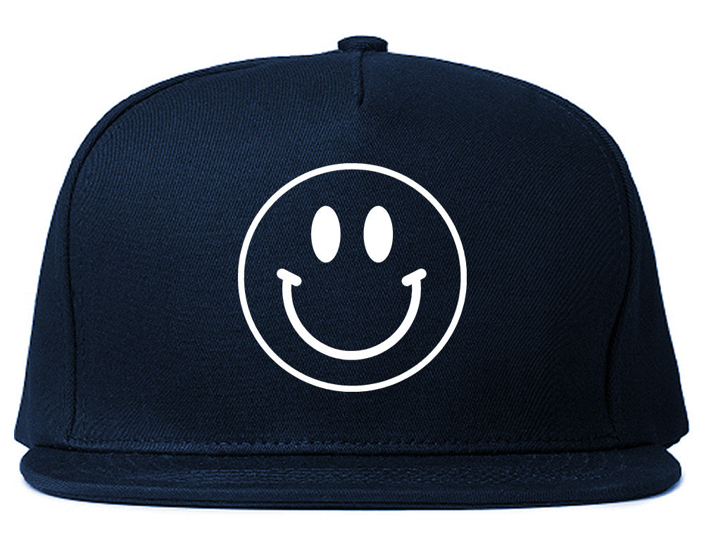Happy Face Smiley Emoji Snapback Hat