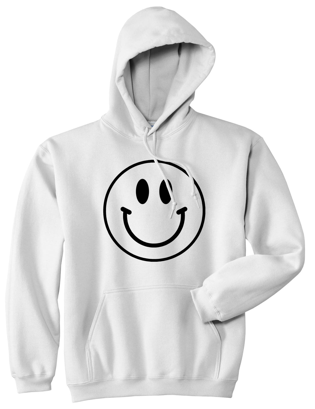 Happy Face Smiley Emoji Pullover Hoodie
