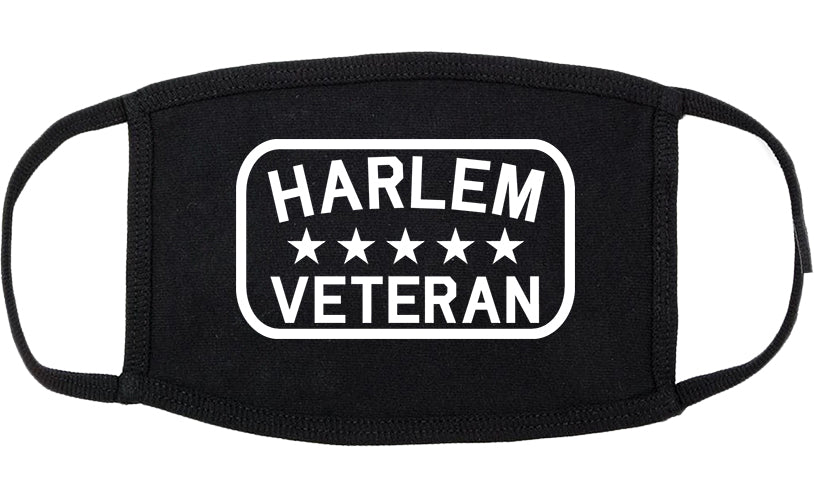 Harlem Veteran Cotton Face Mask Black