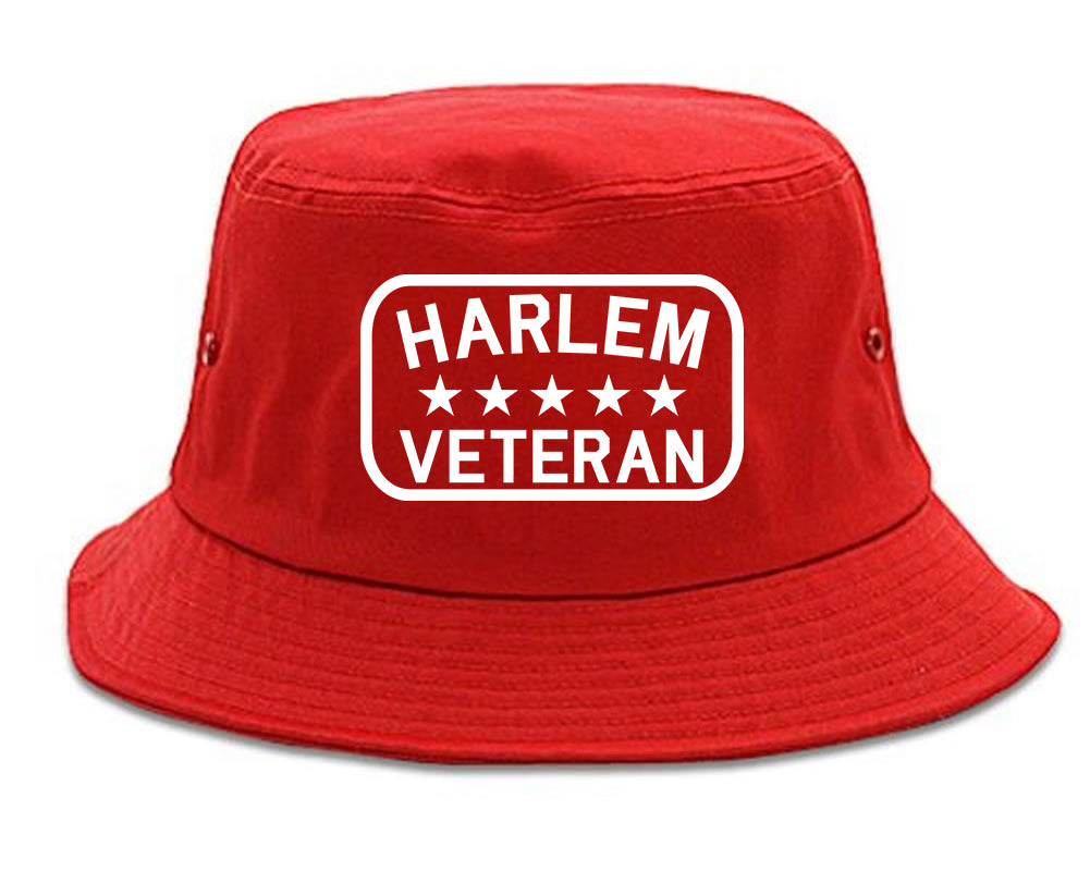 Harlem Veteran Mens Snapback Hat Red