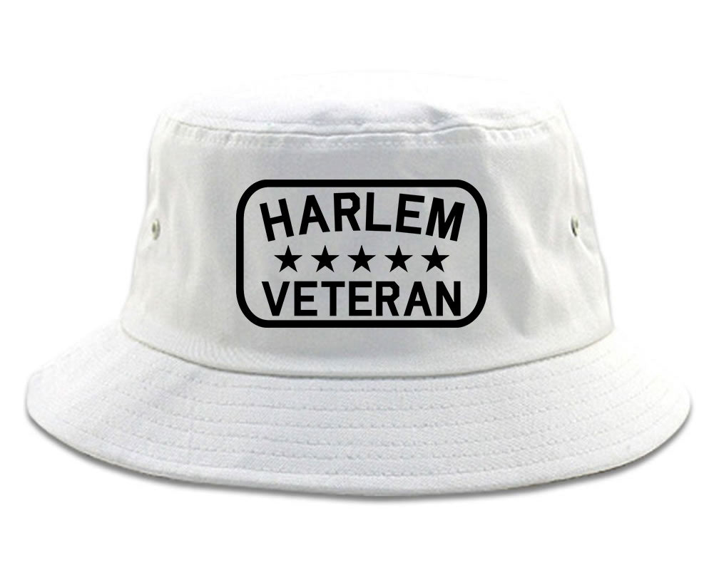 Harlem Veteran Mens Snapback Hat White