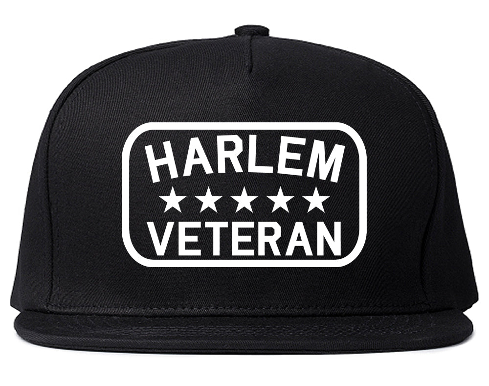 Harlem Veteran Mens Snapback Hat Black