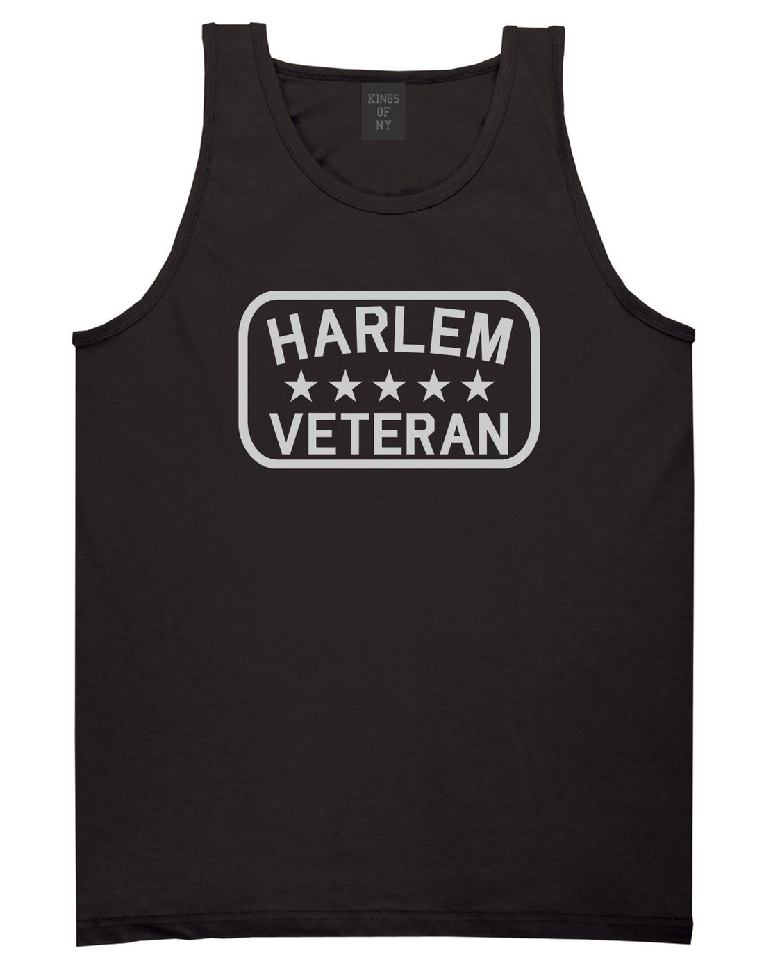 Harlem Veteran Mens Tank Top Shirt Black