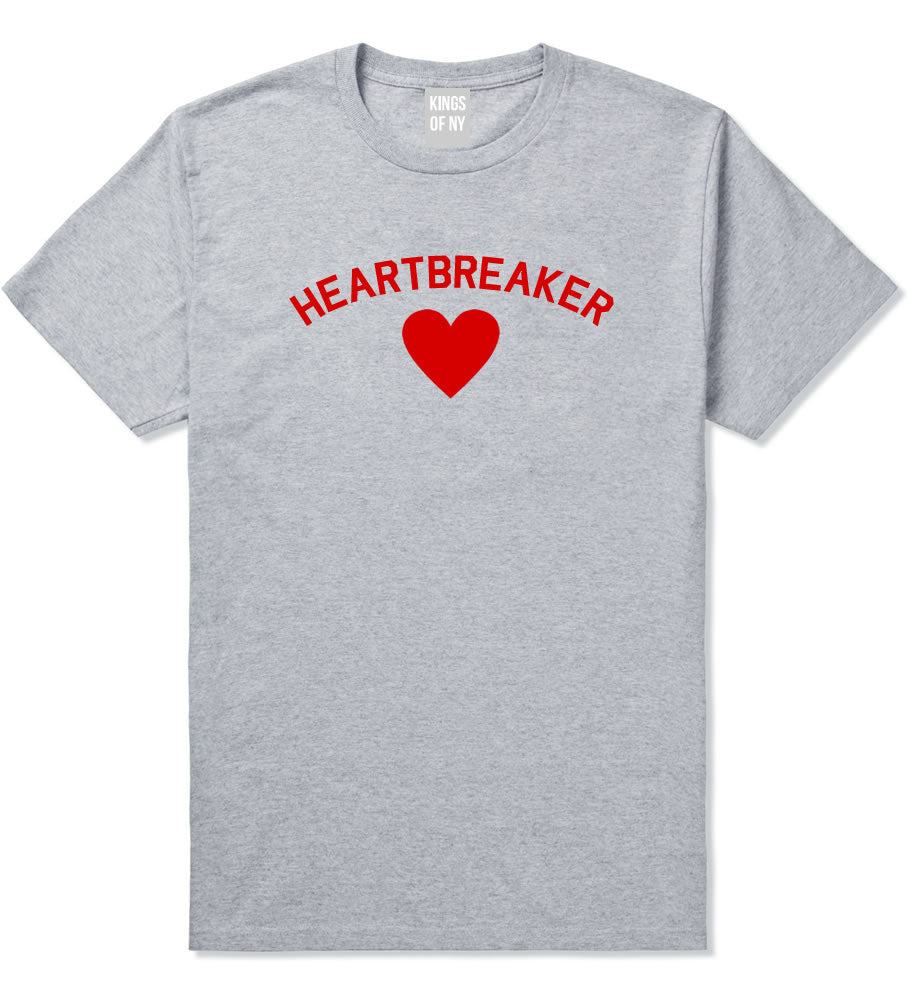 Heartbreaker Valentines Day Grey T-Shirt
