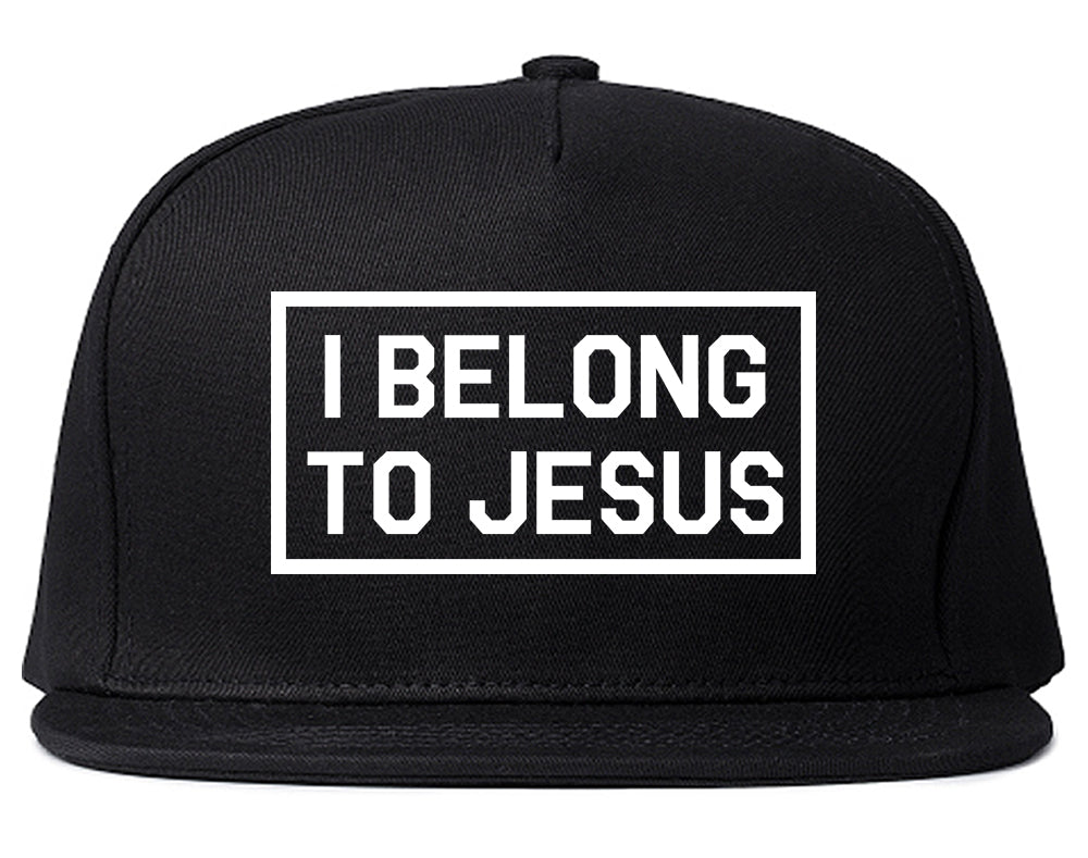 I Belong To Jesus Mens Snapback Hat Black