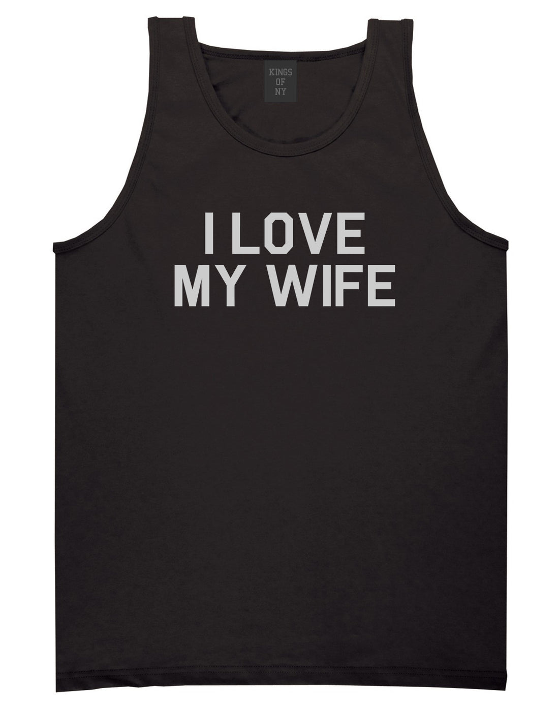 I Love My Wife Gift Mens Tank Top Shirt Black