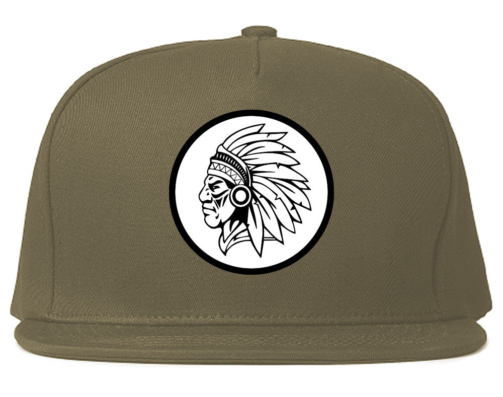 Indian Native Headdress Snapback Hat