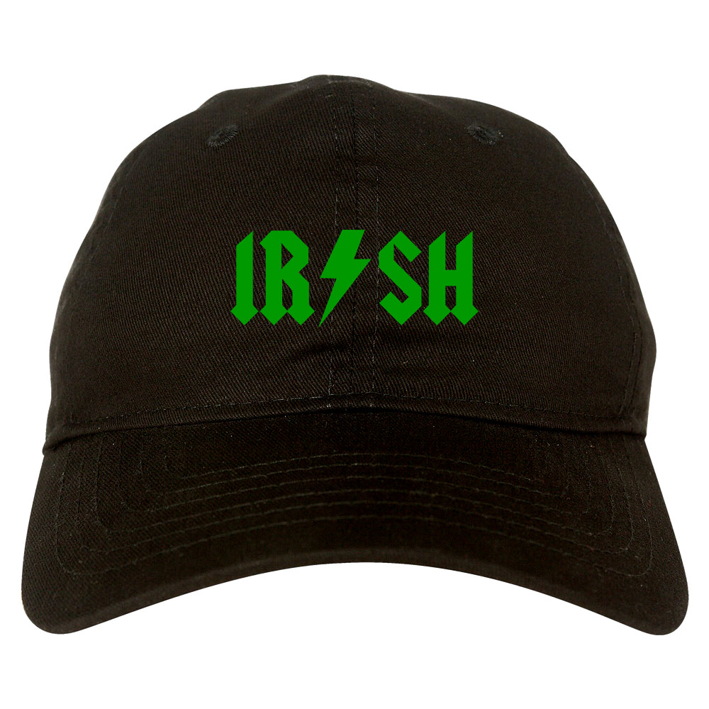 Irish Rockstar Funny Band Logo Mens Dad Hat Black