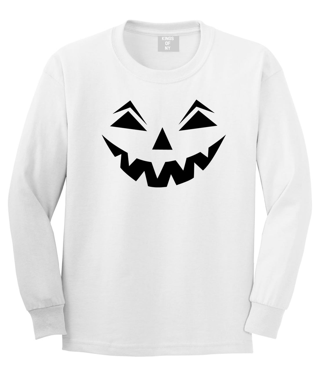 Jack-o-lantern Pumpkin Face Halloween Long Sleeve T-Shirt