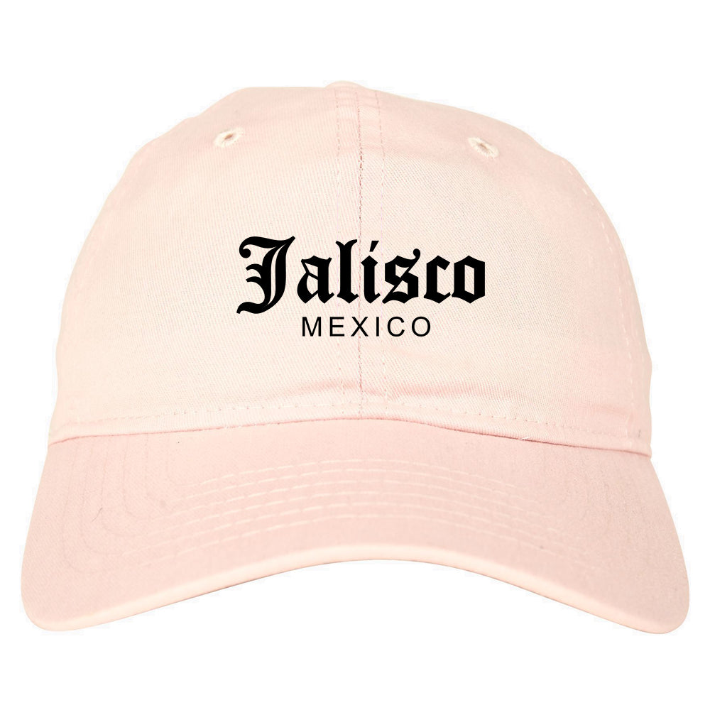 Jalisco Mexico Mens Dad Hat Baseball Cap Pink