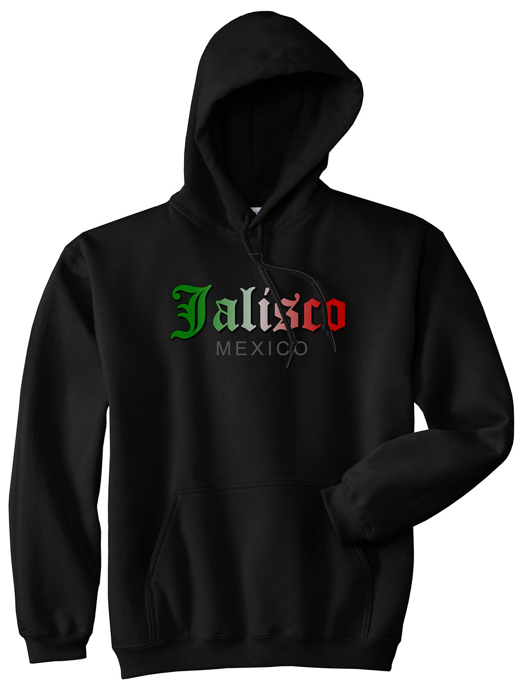 Jalisco Mexico Mens Pullover Hoodie Black