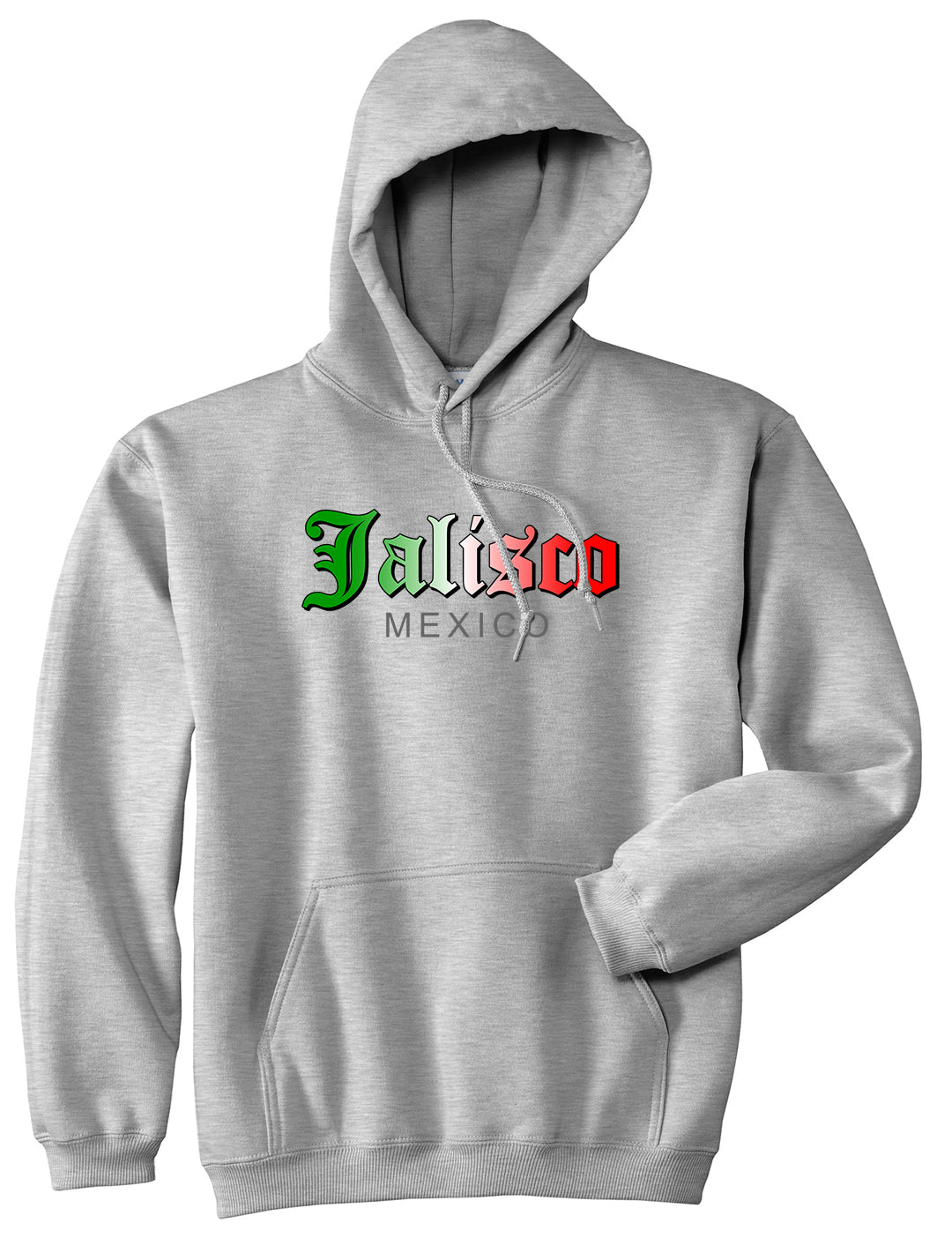 Jalisco Mexico Mens Pullover Hoodie Grey