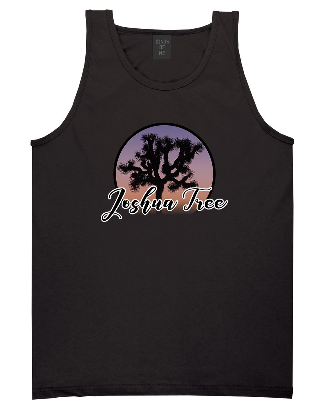Joshua Tree Mens Tank Top Shirt Black