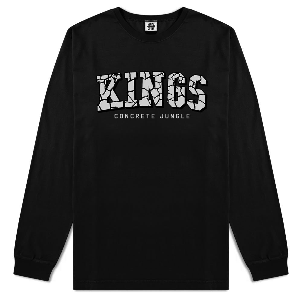 KINGS Conrete Jungle Mens Long Sleeve T-Shirt Black