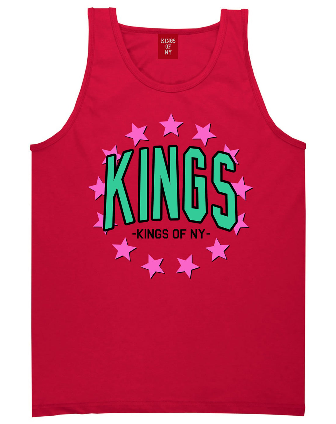 KINGS Stars F19 Mens Tank Top Shirt Red