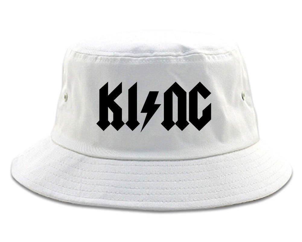 KI NG Music Parody Bucket Hat in White