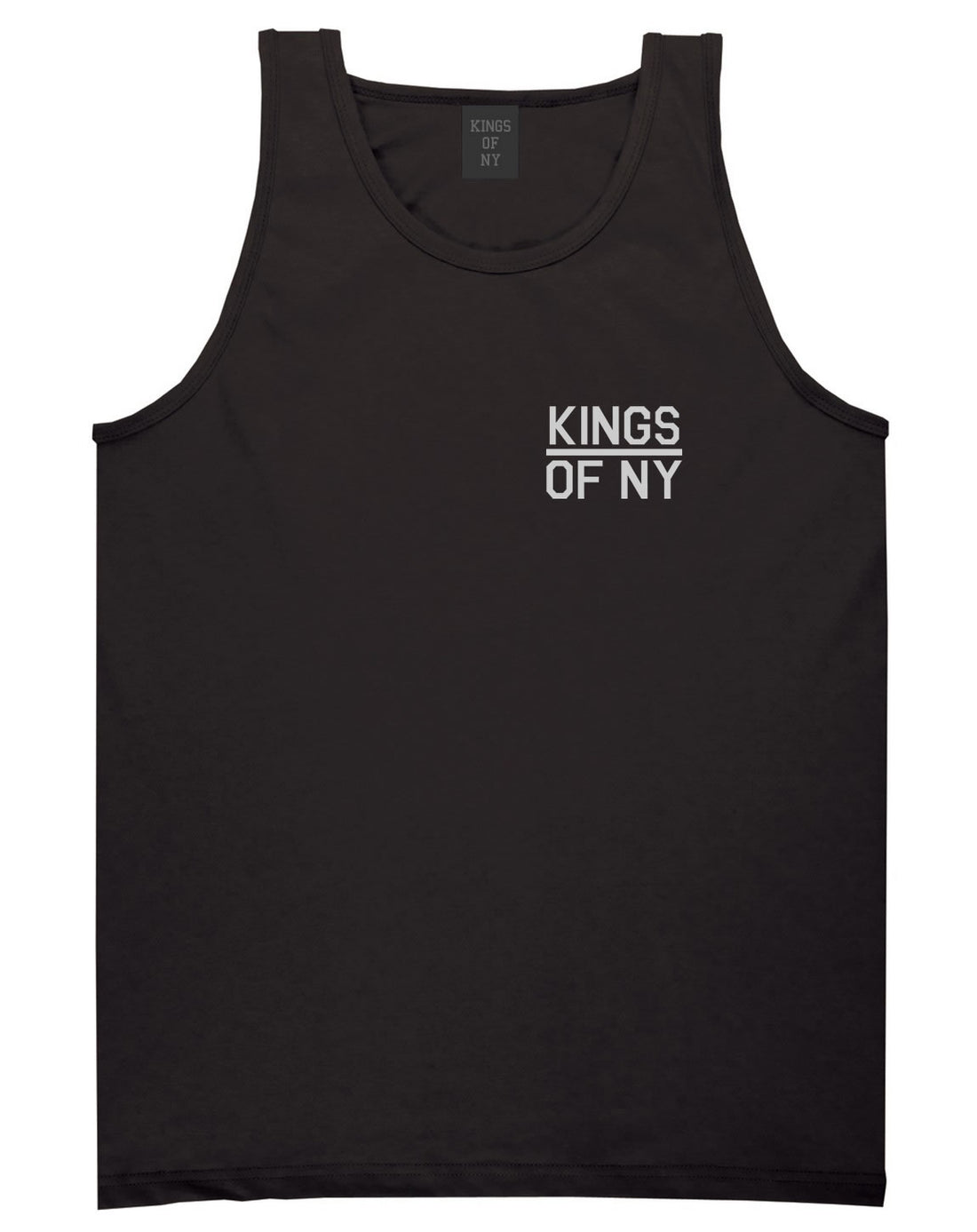 Kings Of NY Classic Chest Logo Mens Tank Top Shirt Black