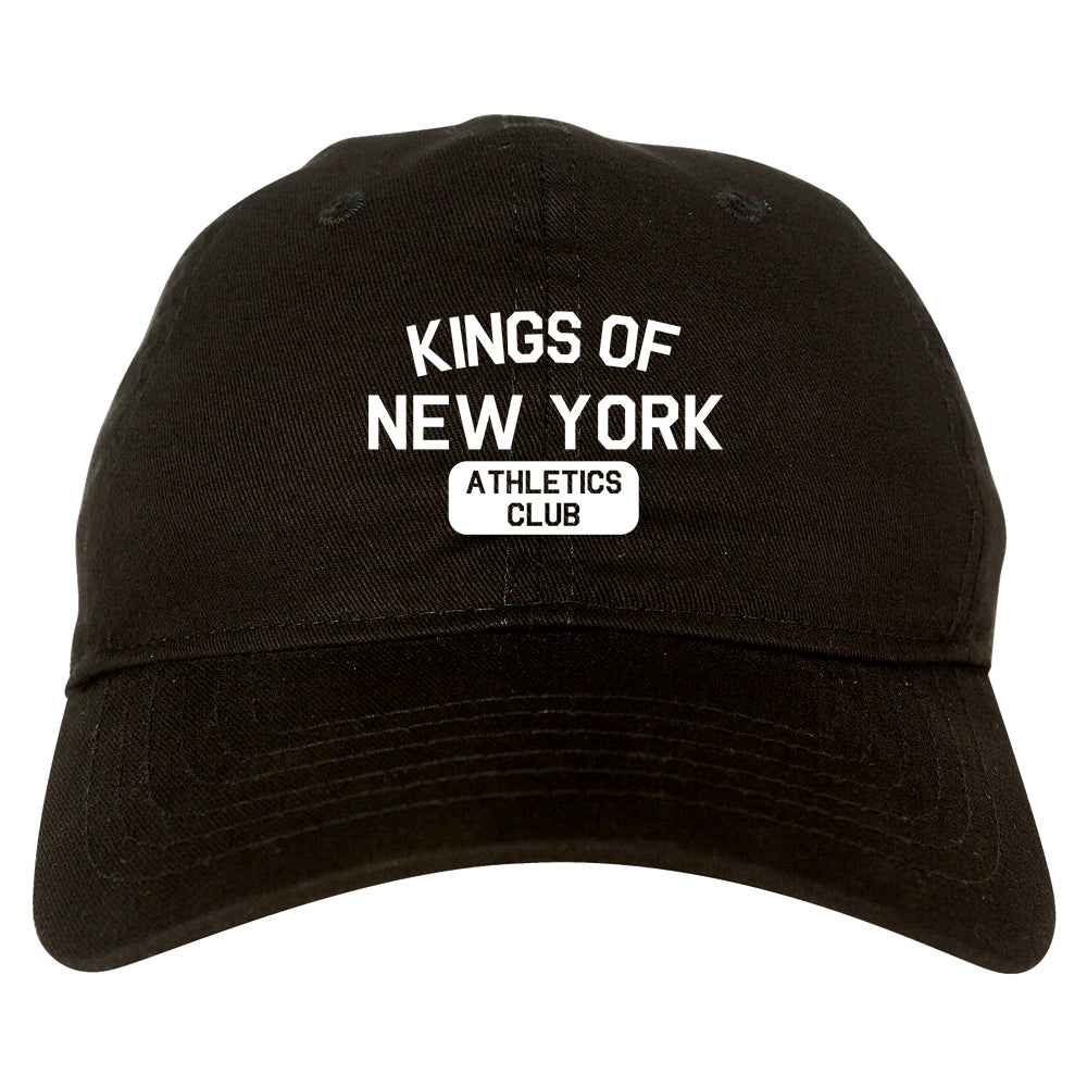 Kings Of New York Athletics Club Mens Dad Hat Baseball Cap Black