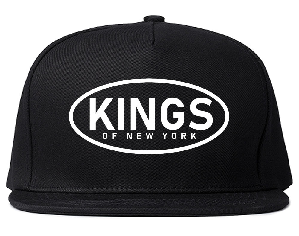 Kings Of New York Work Logo Mens Snapback Hat Black