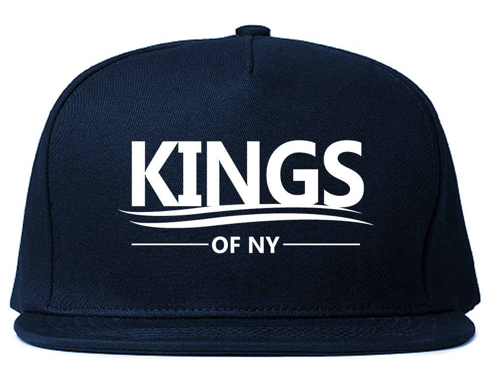 Kings Of NY Campaign Logo Navy Blue Snapback Hat